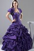 Abito Quinceanera con Ricamo con Stropicciato Cuore Ball Gown - 4