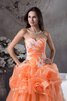Duchesse-Linie Herz-Ausschnitt Quinceanera Kleid mit Blume mit Applikation - 8