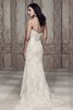 Robe de mariée elégant impressioé avec zip avec nœud à boucles ceinture - 2