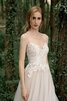 Robe de mariée magnifique en satin bucolique modeste attirent - 7