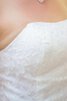 Abito da Sposa Naturale in Organza Ball Gown in Tulle in Pizzo Senza Maniche - 2