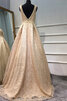 Engelhaft Ärmelloses Pompöse Ballkleid mit Perlen mit Perlen - 5