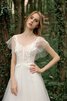 Robe de mariée salle interne merveilleux distinguee romantique longue - 8