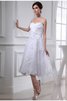 Abito da Sposa A-Line Semplice Alta Vita in Organza Principessa - 1