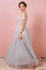 Robe de bal mignonne appliques longue solennel romantique - 2