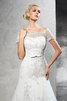 Abito da Sposa Stravagante Lunghi Moderno Tubino con Applique - 3