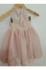 Abito da Cerimonia Bambini Alla Caviglia in pizzo Anello con Fiocco con Piega Ball Gown - 2