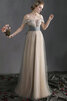 Reißverschluss Unverwechselbar Prächtiges Romantisches Brautkleid mit Schleife - 1