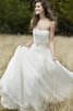 Abito da Sposa A Terra sensuale Cuore in pizzo moda senza spalline - 1