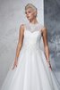 Abito da Sposa Ball Gown A Terra Alta Vita Vintage Senza Maniche - 6