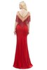 Blendend Vintage Ausgezeichnet Satin Halle Besonderes Ballkleid - 4