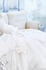 Robe de mariée naturel en tulle avec décoration dentelle de sirène col en forme de cœur - 2