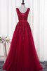 Robe de bal romantique luxueux intemporel avec sans manches textile en tulle - 3