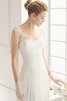 Abito da Sposa con Ricamo All Aperto Shiena Sheer Senza Maniche Semplice sensuale - 3