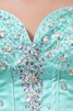 Abito Quinceanera A-Line Cuore Ball Gown con Perline in Tulle - 3