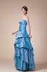 Abito Quinceanera con Stropicciato con Piega Senza Maniche con Applique Ball Gown - 4