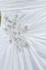 Perlenbesetztes keine Taille Garten sexy romantisches Brautkleid mit Plissierungen - 2