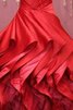 Robe de quinceanera long de traîne moyenne de mode de bal avec sans manches textile en tulle - 4
