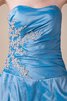 Robe de quinceanera plissage de mode de bal manche nulle ample appliques - 8