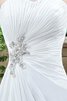 Robe de mariée exclusif moderne avec sans manches de bustier avec lacets - 2