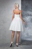 Abito da Sposa Semplice Mini Vintage A-Line Principessa - 2