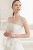Reißverschluss Gericht Schleppe normale Taille trägerlos langes romantisches Brautkleid - 3