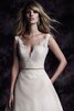 Abito da Sposa con Perline Moderno in Taffeta Lungo Fancy tradizionale - 1