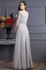 Abito mamma Sposa Cerniera Lunghi con Applique V-Scollo Alta Vita - 2