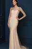 Robe de bal simple distinguee classique col en bateau en tulle - 1