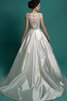 Abito da Sposa A Terra Ball Gown Barchetta Cappellino Cerniera tradizionale - 2