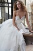 Abito da Sposa in Tulle Ball Gown Conotta Coda A Strascico Cappella moda Naturale - 4