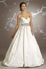 Abito da Sposa Senza Maniche con Piega Naturale Schiena Nuda Ball Gown decorato - 4