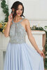 Chiffon Gewinnend Sittsames Extravagantes Bodenlanges Ballkleid - 3