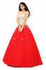 Abito Quinceanera A Terra Lunghi Cuore Ball Gown Allacciato - 5