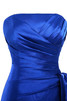 Modesto Vestido de Dama de Honor en Satén Elástico de Hasta la Rodilla de de Colores - 2
