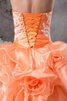 Abito Quinceanera con Increspature con Fiore Ball Gown Cuore con Applique - 2