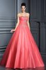 Abito Quinceanera Cuore con Perline Alta Vita Ball Gown Allacciato - 1