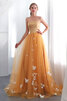 Robe de bal en salle splendide cordon textile en tulle modeste - 4