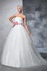 Abito da Sposa Elegante Ball Gown Farfalla Ornamento Alta Vita Senza Spalline - 5