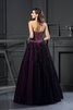 Abito Quinceanera in Raso Allacciato con Perline Cuore Ball Gown - 2