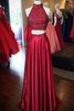 A Linie Taft Prinzessin Sittsames Ballkleid aus Paillette - 2