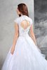 Duchesse-Linie Herz-Ausschnitt Natürliche Taile Sittsames Brautkleid ohne Ärmeln - 6