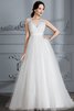 Abito da Sposa a Riva Spazzola Treno V-Scollo in Tulle Principessa - 3