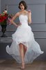 Robe de mariée vintage luxueux de princesse col en forme de cœur en organza - 1