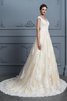 Abito da sposa moderno eccitante coda a strascico corto convenzionale seducente ball gown - 5