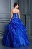 Abito Quinceanera in Raso Ball Gown Cuore Allacciato con Applique - 2