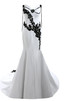 Robe de mariée pailleté solennelle extraodinaire avec perle robe de mariée déesse - 1