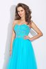 A-Linie Normale Taille Satin Formelles Ballkleid mit Herz-Ausschnitt - 6