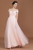Tüll Bezaubernd Prinzessin Herz-Ausschnitt Brautjungfernkleid mit Natürlicher Taille - 5