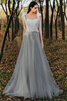 Abito da sposa cuore favola a-line all aperto alla moda in tulle - 1